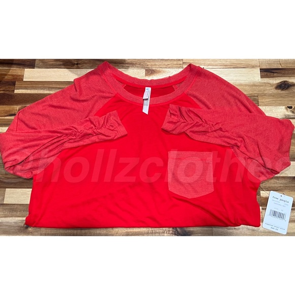 Free People Rudi Raglan Ruched Long Sleeve - Picture 11 of 13